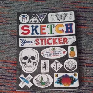 Colorful Sketch Your Sticker Book